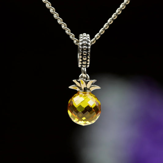 Stunning Pineapple Pendant with Chain