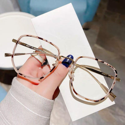 LUXYIN Lala Tortoise Rose Gold Glasses