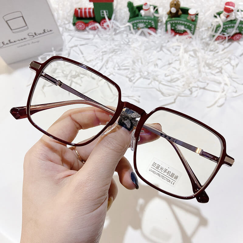 LUXYIN Star Clear Frame Glasses -LUXYIN