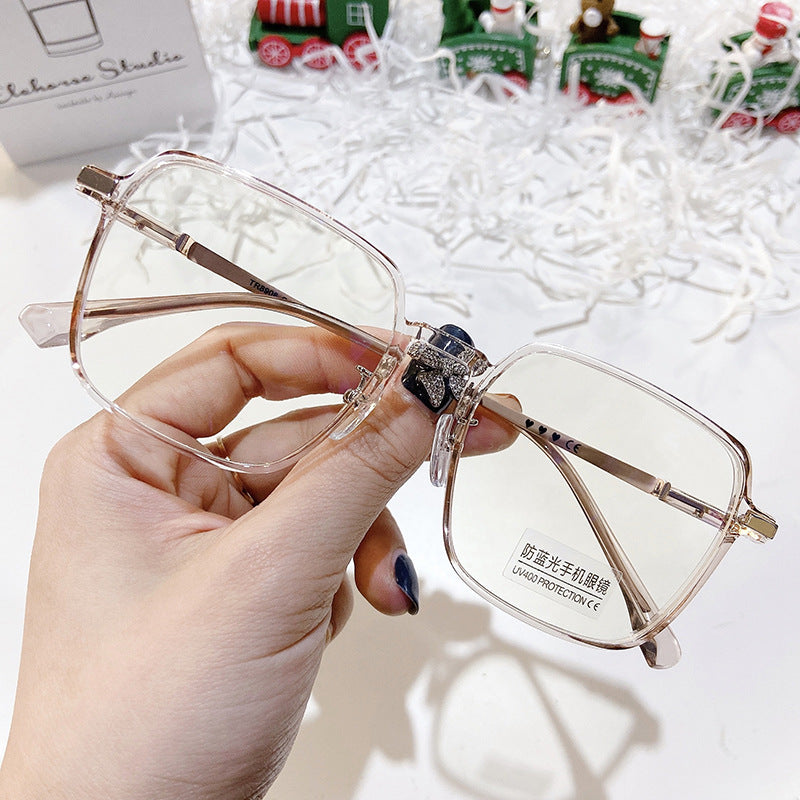 LUXYIN Star Clear Frame Glasses -LUXYIN