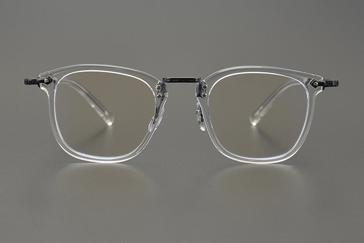 LUXYIN Courser Titanium Clear Glasses