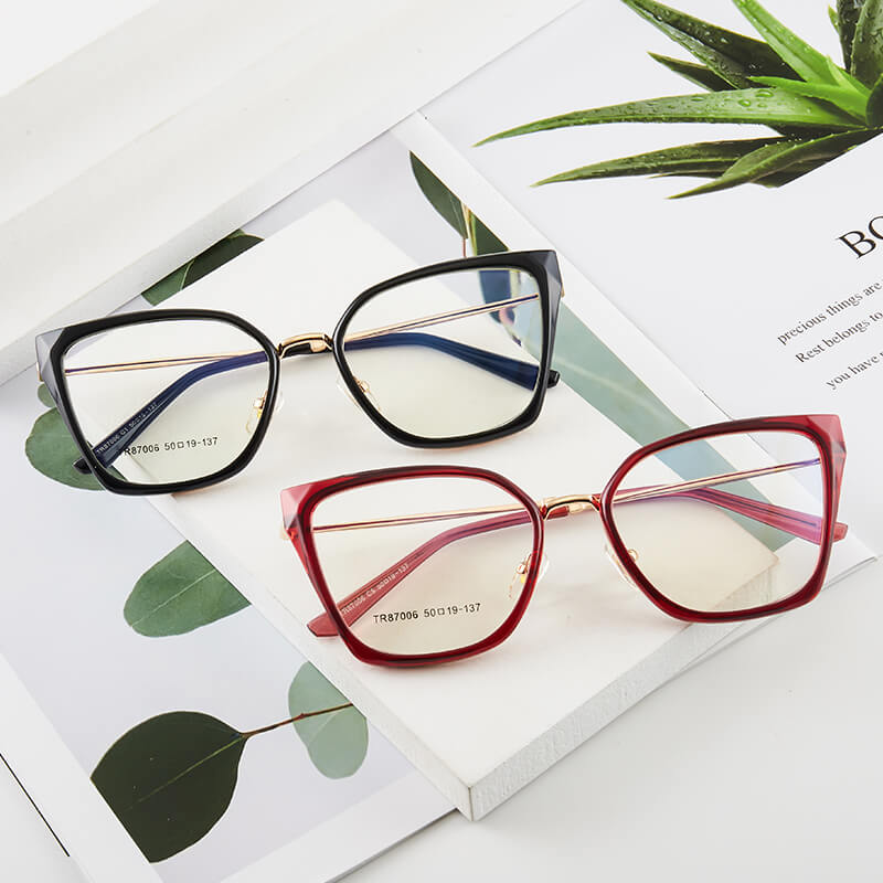 LUXYIN Blue Light Cat Eye Glasses