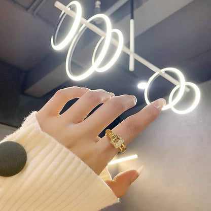 Anillo de fidget de cadena de banda resistente