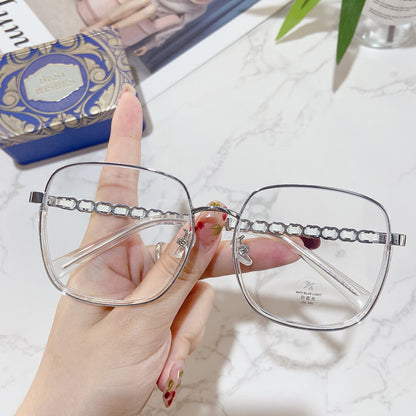 LUXYIN Max Square Frame Glasses