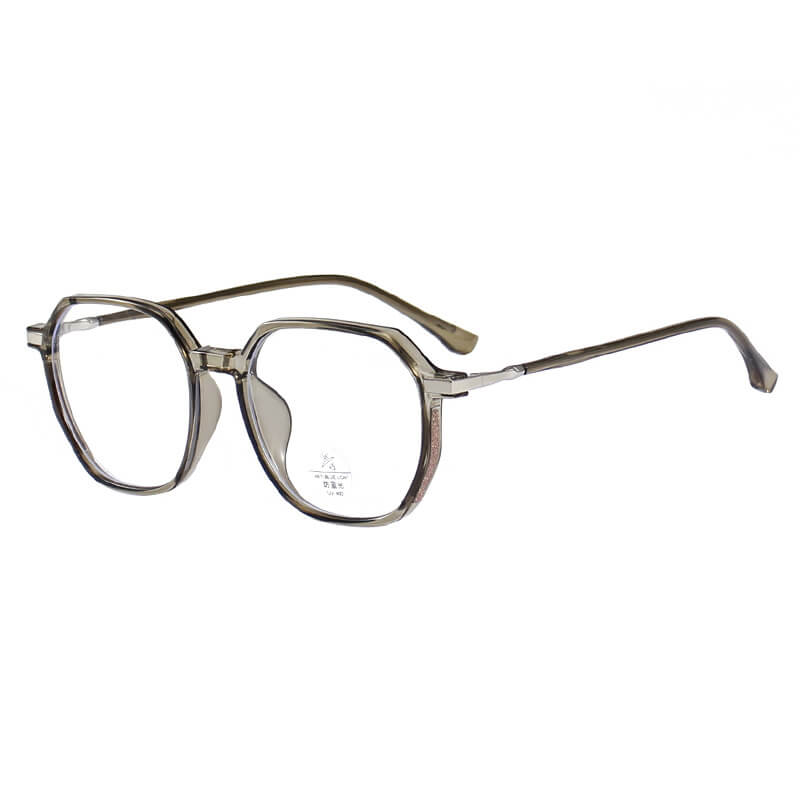 LUXYIN Sally Glitter Clear Frame Glasses -LUXYIN