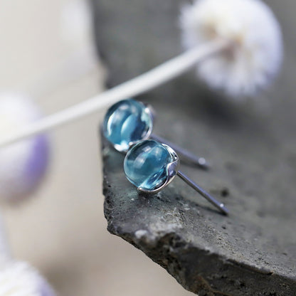 Sweet Crystal Stud Earrings