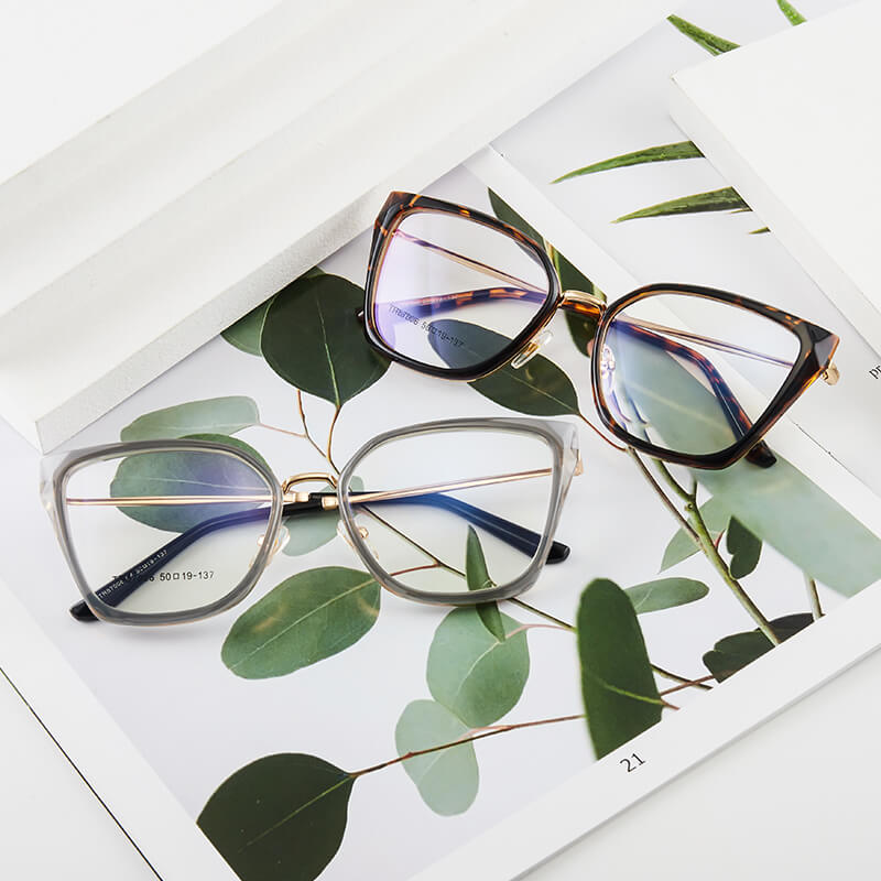 LUXYIN Blue Light Cat Eye Glasses