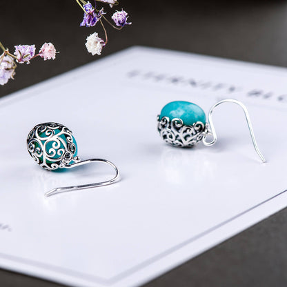 Natural Amazonite Drop Earrrings