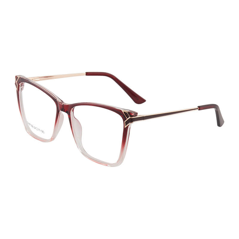LUXYIN Cat Eye Square Clear Glasses -LUXYIN