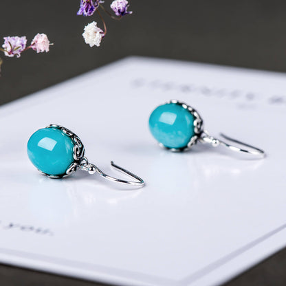 Natural Amazonite Drop Earrrings