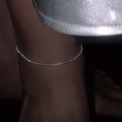 Full Star Shine Adjustable Anklet, Diamond Bracelet Chain