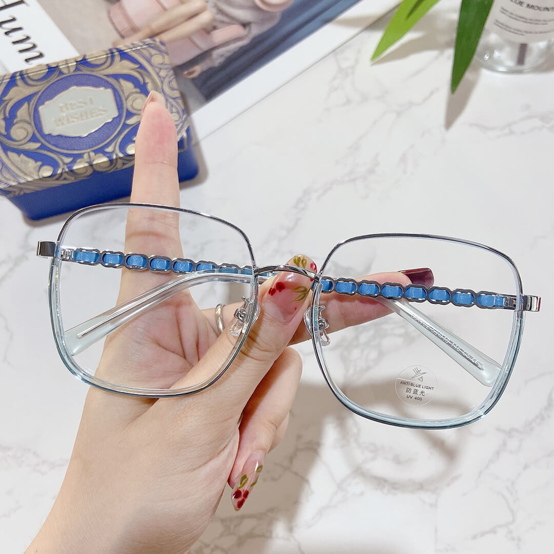 LUXYIN Max Square Frame Glasses