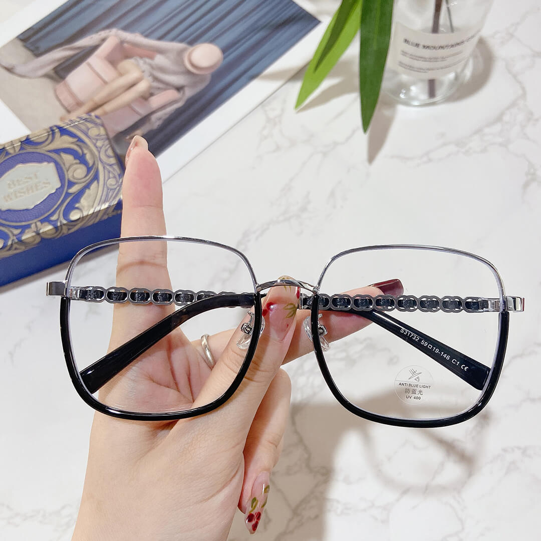 LUXYIN Max Square Frame Glasses