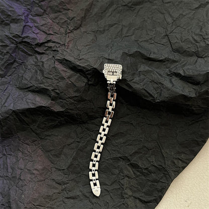 Anillo de fidget de cadena de banda resistente