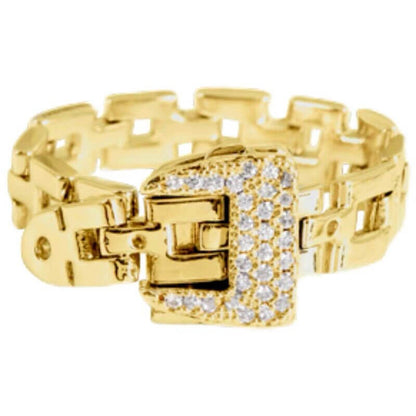 Anillo de fidget de cadena de banda resistente