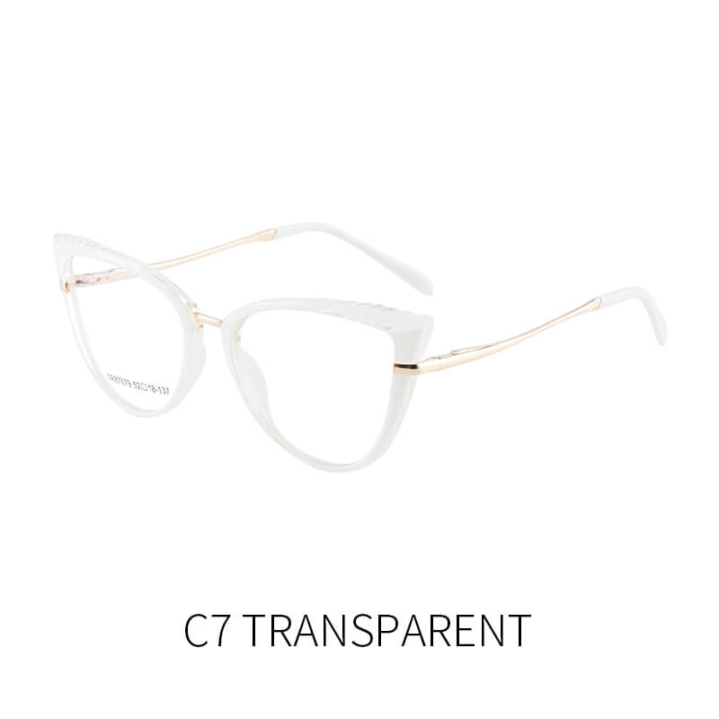 LUXYIN Jeni Leapoard Cat Eye Glasses -LUXYIN