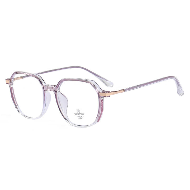 LUXYIN Sally Glitter Clear Frame Glasses -LUXYIN