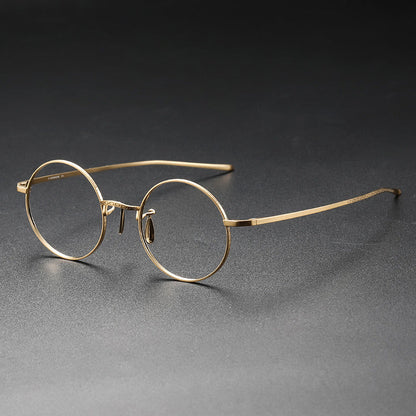 LUXYIN Vintage Round Glasses -LUXYIN