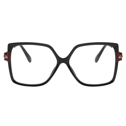 LUXYIN Square Black Frame Glasses -LUXYIN