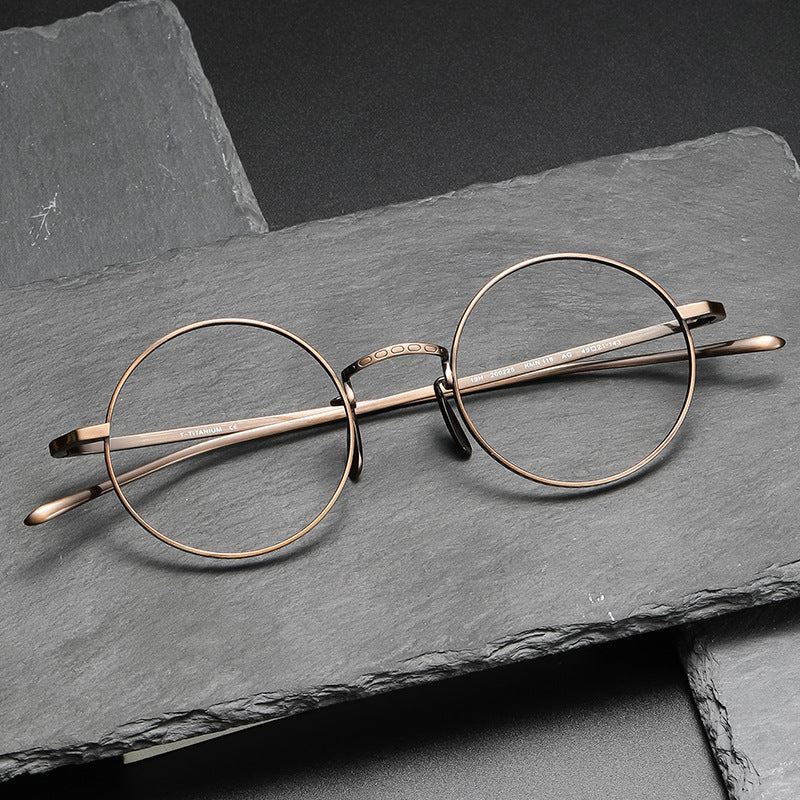 LUXYIN Vintage Round Glasses -LUXYIN