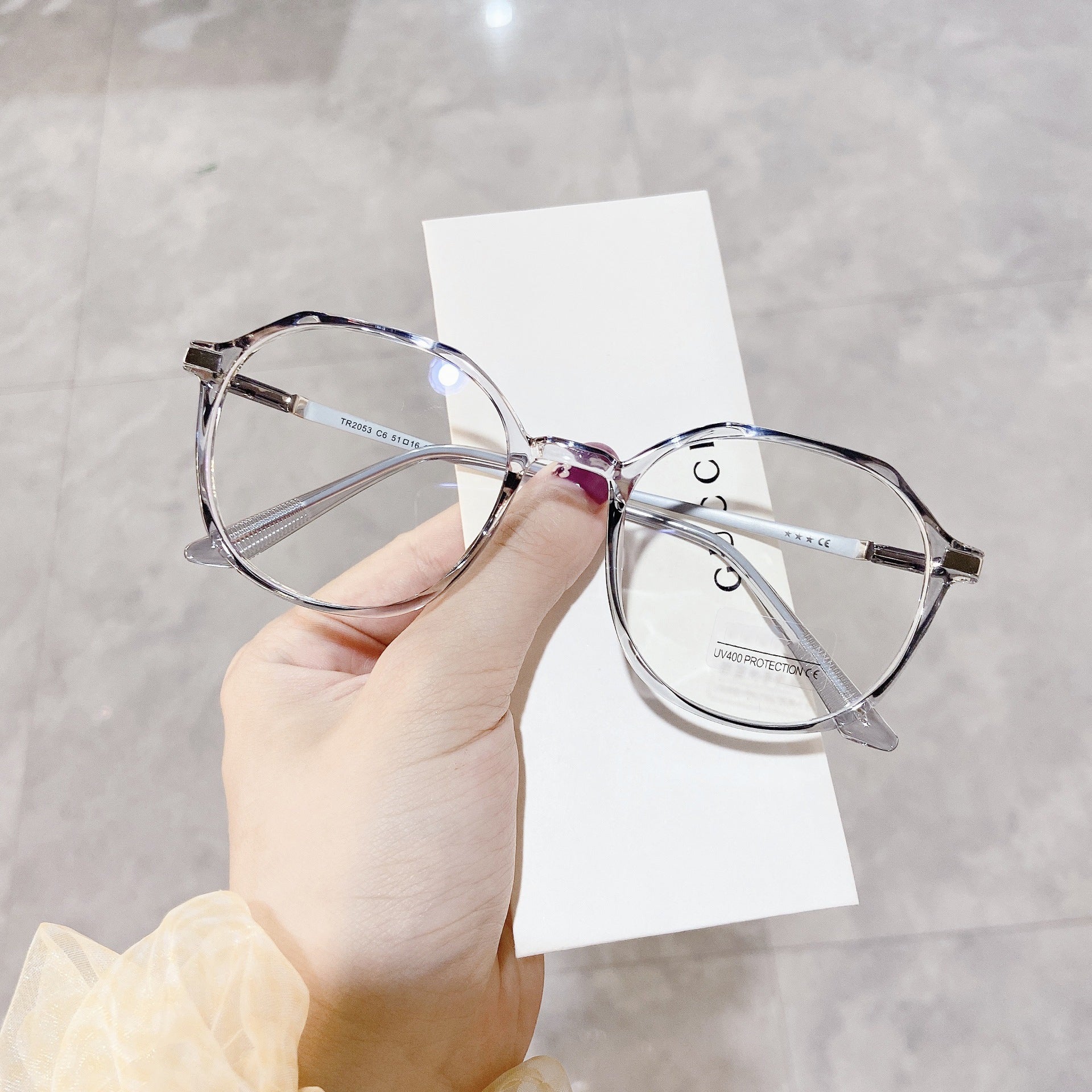 Pacific Clear Frame Glasses -LUXYIN