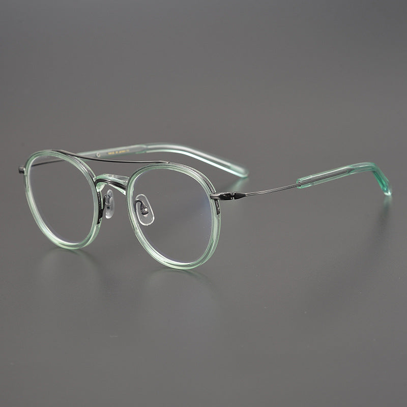 LUXYIN Halcyon Titanium Clear Glasses