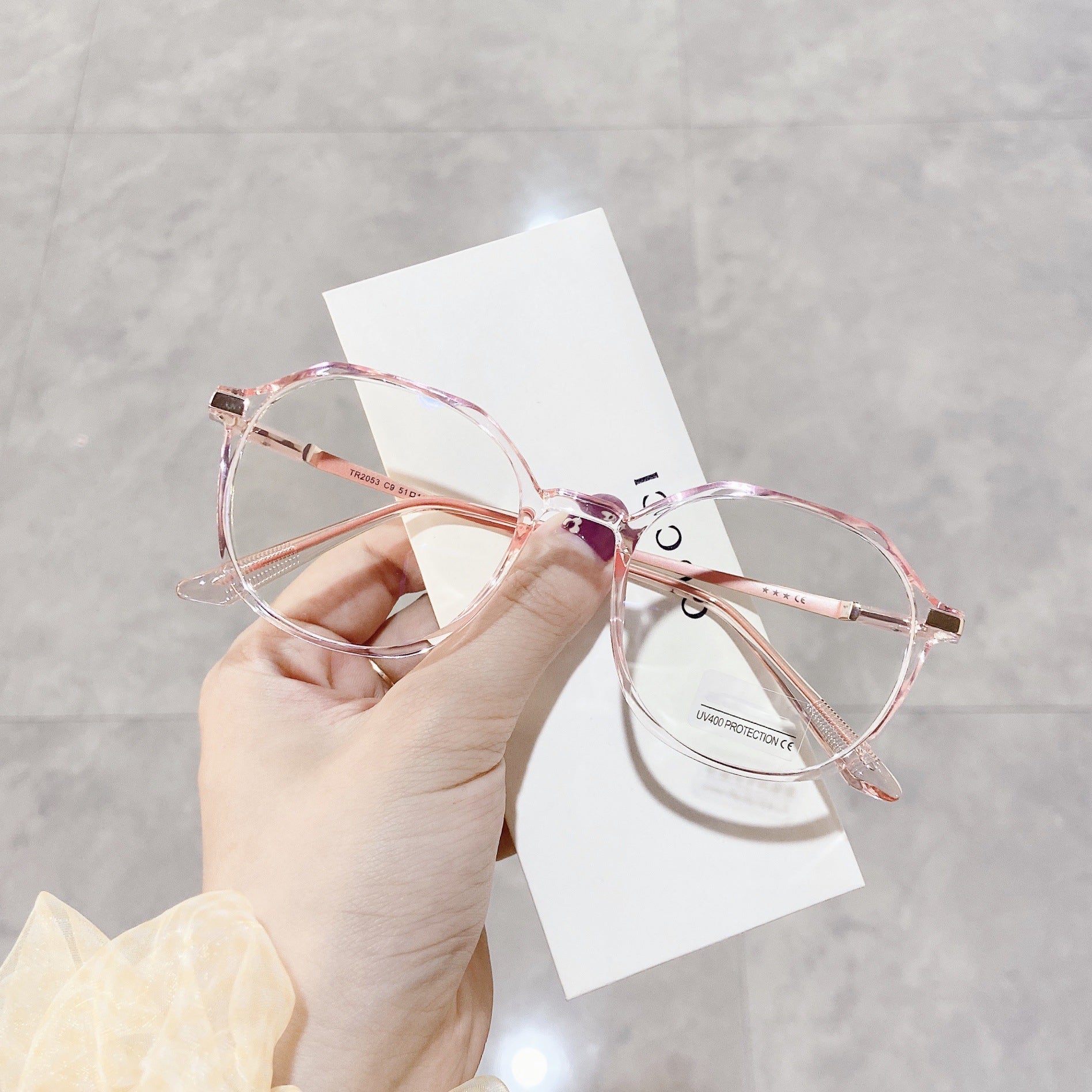 Pacific Clear Frame Glasses -LUXYIN