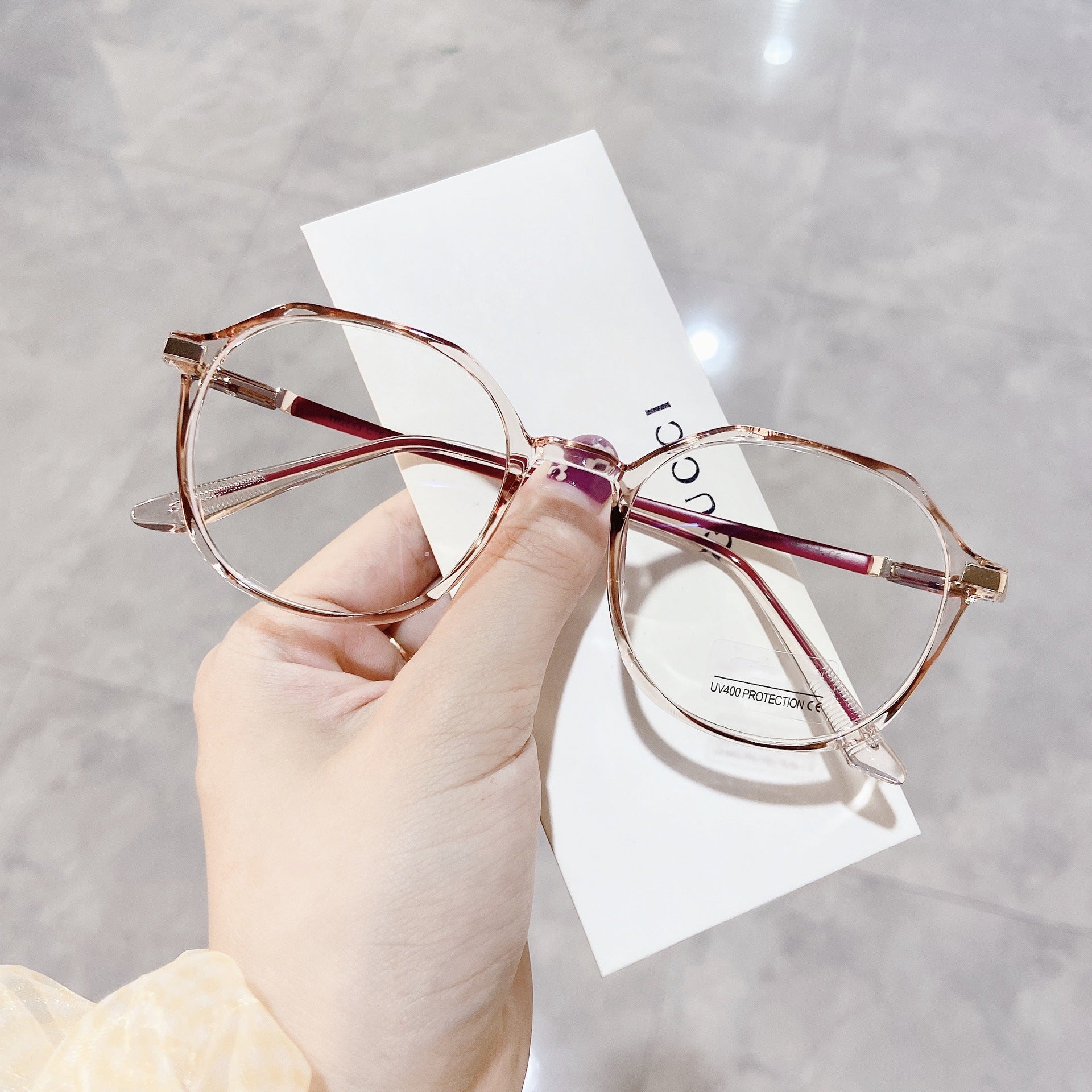Pacific Clear Frame Glasses -LUXYIN