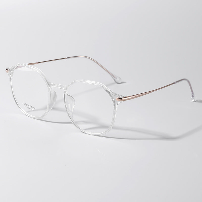 LUXYIN Flume Polygon Clear Glasses