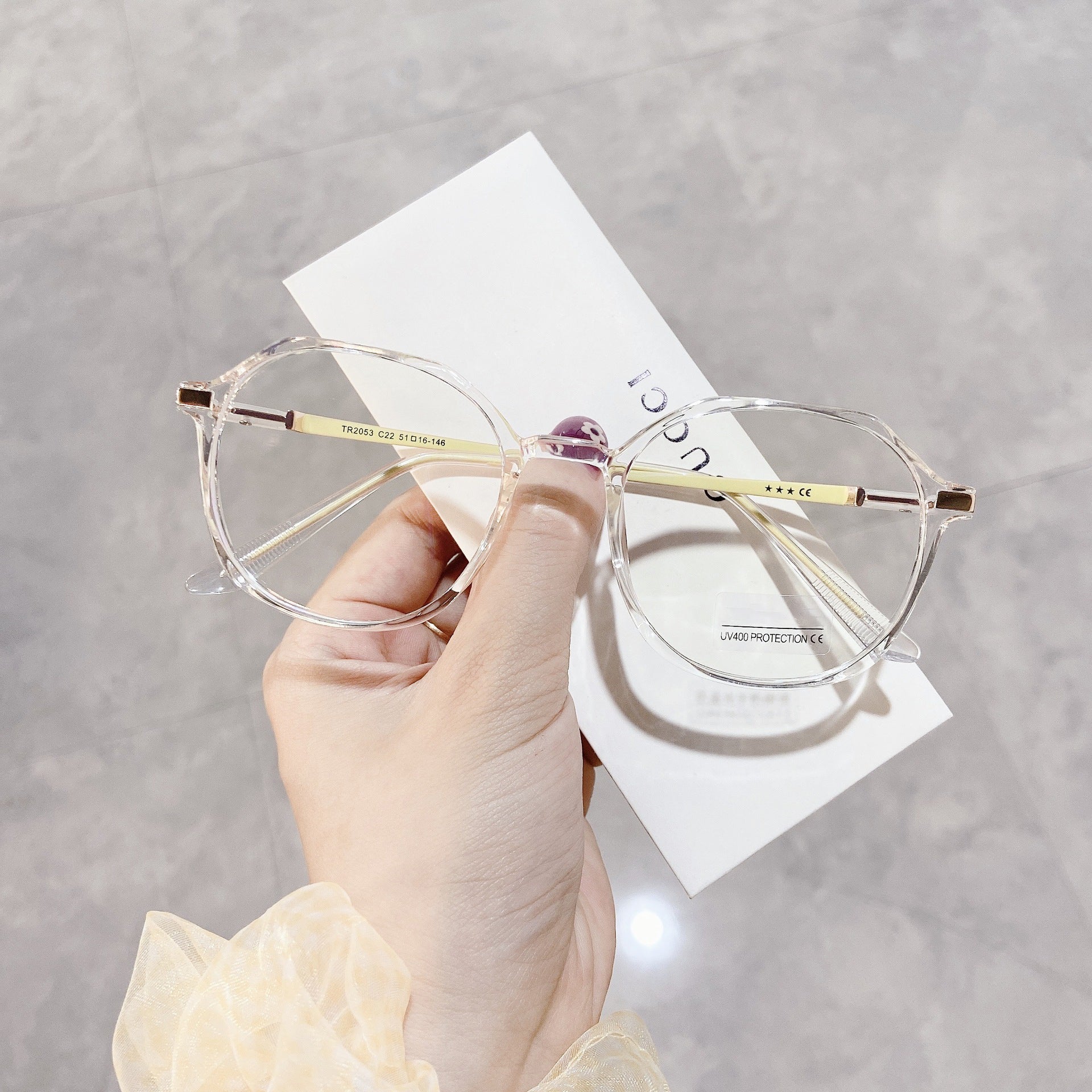 Pacific Clear Frame Glasses -LUXYIN