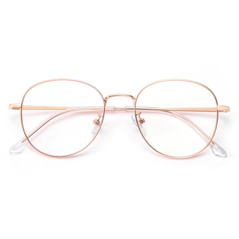 LUXYIN Round Full Rim Glasses